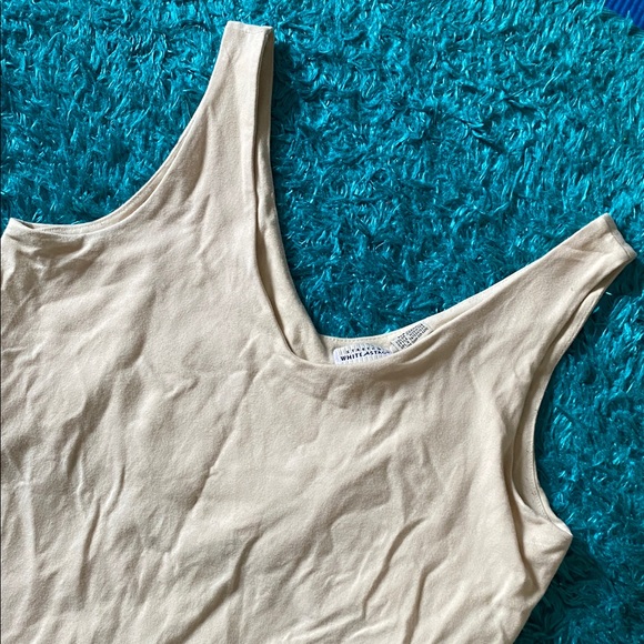 White Stag Cream V-Neck Tank Top - Picture 3 of 17